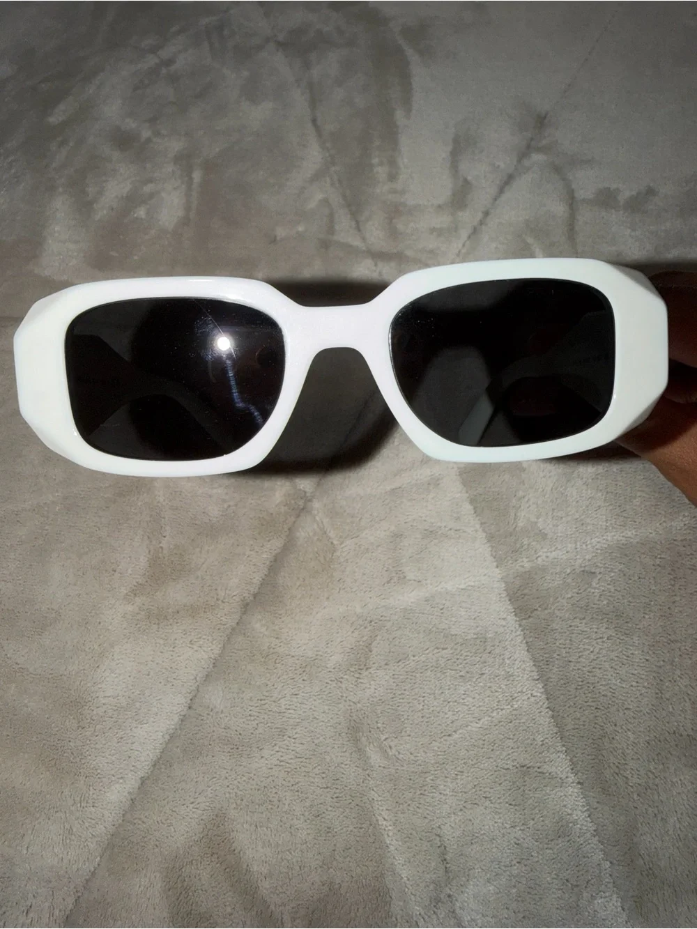 Prada White Sunglasses